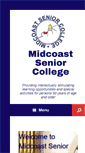 Mobile Screenshot of midcoastseniorcollege.org
